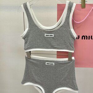 Miu Miu elegant two-piece swimsuit (without padding) Size S